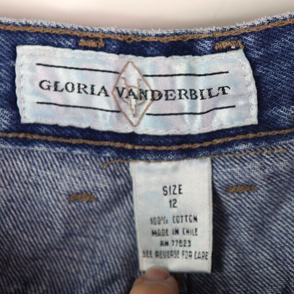 Vintage Gloria Vanderbilt High Rise Classic Mom Jeans 12 - Picture 4 of 4
